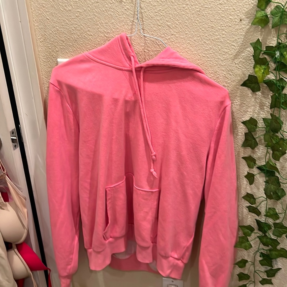 Pink hoodie